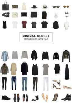 Between all of my talk and reading about minimalism, and the musical rooms I am playing in my house right now, I've thrown together a virtual closet overhaul. I'm sharing my dream closet that consi... Minimalists Outfits, Dressing Capsule, 333 Wardrobe, Clothing Layering, French Attitude, Minimal Closet, Power Dress, Minimal Wardrobe