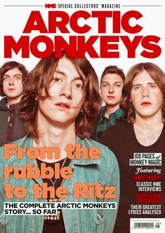 the arctic monkeys on the cover of rolling stone's new magazine, from the rubble to the ritz