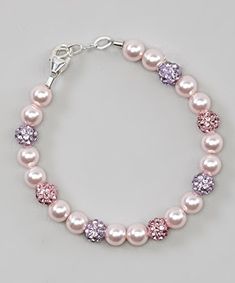 Barbie Jewelry, Silver Pearl Bracelet, Inexpensive Jewelry, Pave Beads, Baby Jewelry, Girl Jewelry