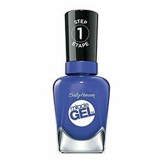 1pc Sally Hansen Miracle Gel Nail Polish, Beatnik, 0.5 oz Rhythm And Blue, No Chip Nails, Gel Nail Polish Colors, Sally Hansen Miracle Gel, Long Lasting Nail Polish, Gel Couture, Nail Polish Brands, How To Grow Nails, Gel Nail Colors