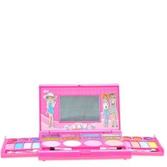 Princess Girl's Deluxe Makeup Palette With Mirror -All In One Specifications: Features Different color eye shadows Rounded lip gloss with 6 different colorsSide slidable for more makeup Safety tested, non-toxic, washable 4 large blushes Dimensions 7" x 5" x 1" Weight 1.1 lb Princess girls all in one makeup palette with a beautiful mirror. It's a great beauty learning startup for your little princess. Easy to use and non-toxic materials. Comes with 8 different color eye shadows, 6 lip gloss round All In One Makeup, Stylist Fashion, Beautiful Mirror, So Real, Princess Girl, Beautiful Mirrors, Eye Shadows, Play Set, Makeup Palette