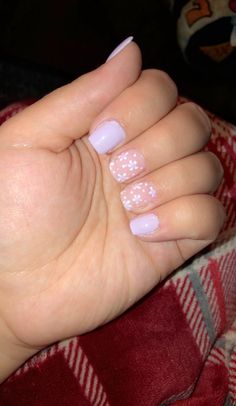 Purple flower nail design on dhort nails Nail Ideas For 10 Yr, Purple Nails With White Flowers, Short Lilac Nails With Flowers, Light Purple Nails Flowers, Light Purple Floral Nails, Purple Glitter Flower Nails, Kids Manicure, Purple Toe Nails, Purple Toes