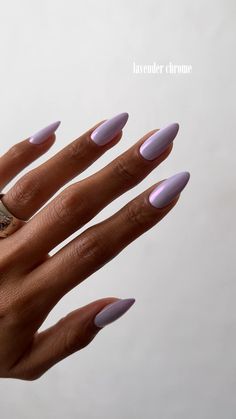 Lavender Chrome Nails - spring trend 2023 nails, chrome nails, spring nail color, lavender nails # #nail #nails #background #wallpaper #zicxi 2023 Nails Chrome, Chrome Nails Spring, Lavender Chrome Nails, Lavender Chrome, Spring Nail Color, Purple Chrome Nails, 2023 Nails, Nails Chrome, Lilac Nails