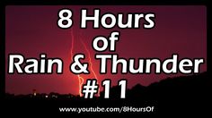 Rain and thunder sounds for sleep, relaxation, meditation, yoga, studying, baby sleep, concentration, spa and massage. 8 hours of relaxing thunder and rain / thunderstorm and rain sounds & sleep sounds.  Please like, subscribe and comment if you enjoyed this video. It will really help me out a lot. I release new relaxing videos every week!    http://www.youtube.com/subscription_center?add_user=8hoursof Rain Lover, Rain And Thunder Sounds, Relaxing Rain, Relaxing Videos, Sleep Sounds, Meditation Scripts, Relaxation Music, Rain Sounds, Rain And Thunder