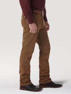 Rugged Fitted Jeans For Rodeo, Rugged Straight Leg Bottoms For Ranch, Western Style Bottoms For Ranch In Fall, Western Fall Bottoms For Ranch, Western Style Jeans For Rodeo In Fall, Western Style Relaxed Fit Straight Leg Bottoms, Western Style Straight Leg Relaxed Fit Bottoms, Western Style Straight Leg Bottoms With Relaxed Fit, Western Style Jeans With Five Pockets