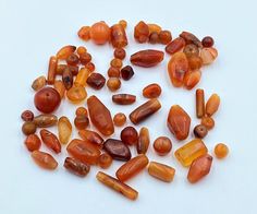 The Beautiful Lot Of Beautiful Color Ancient Carnelian Agate Beads From Ancient Historic Cultures Civilizations Probably From Roman's ,Greek's Or Indus Valley Civilizations Or Mauryan Empire Etc. Originated From Ancient Central Asian And Himalayan Regions Cultures. Size Details Pictures Are Listed Above. Good Conditions As Shown In The Pictures . Quite Big Long Necklace. We Provide Fast And Free Shipping Service World Wide To Our Customers .We Ship Mostly Via Fedex And DHL. If You Have Any Quest Traditional Orange Beads With Natural Stones, Mauryan Empire, Traditional Polished Carnelian Beads, Antique Amber Gemstone Beads, Vintage Orange Agate Beads, Vintage Carnelian Polished Beads, Rare Beads, Indus Valley, Indus Valley Civilization