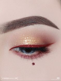 Hair Dye Colors For Asians, Lunar New Year Makeup, Dark Red Makeup, Christmas Makeup Looks Simple, Christmas Eyeliner, Makeup Ideas For Summer, Soft Pink Makeup, Uni Makeup, Soft Makeup Look