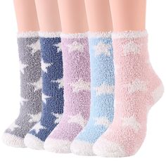 PRICES MAY VARY. Fuzzy Socks for Women: Womens fuzzy socks are made of high quality fabric. Soft, elastic, durable and cozy. Winter slipper socks keep feet warm even on the coldest of days, fluffy socks can help you better enjoy your winter indoor time Womens Slipper Socks: Warm fuzzy socks are elastic and one size fit most women and girls. Fuzzy socks are above the ankle to protect your whole feet from coldness attack. Soft cloud-like fluffy material will keep your feet and toes warm on cold mo Outdoor Socks, Food Candy, Fluffy Bedding, Fleece Socks, Slouch Socks, Bed Socks, Non Slip Socks, Fluffy Socks, Comfy Socks