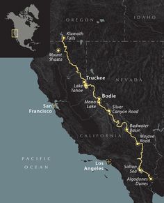 the route map for san francisco to los angeles