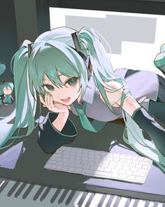 Miku Hatsune Chibi, Miku Hatsune, 캐릭터 드로잉, Anime Poses, Art Reference Poses, 그림 그리기, Hatsune Miku