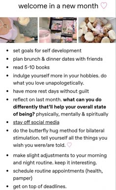 Monthly Reset, Importance Of Self Care, Get My Life Together, Journal Writing Prompts, Bettering Myself, Overall Health, Girl Tips, New Month, Self Care Activities