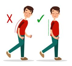 Posture Illustration, Correct Posture Standing, Exercises For Poor Posture, Teeth Diseases, Breast Workout, Boost Energy Levels, Verses Wallpaper, Positive Emotions, Regular Exercise