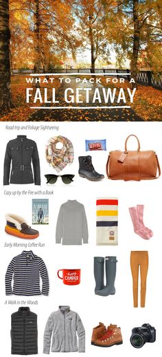 what to pack for a fall getaway