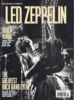 the cover of led zeppelin magazine