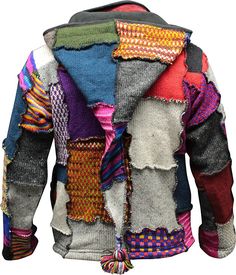 Hippy Sweater, Hippie Sweaters, Hippie Jacket, Festival Mode, Boho Pullover, Festival Jacket, Boho Men, Estilo Hippie, Mode Boho