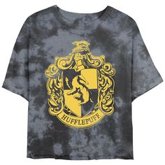 Any Harry Potter fan would love showing off this juniors' graphic tee! Any Harry Potter fan would love showing off this juniors' graphic tee! FEATURES Crewneck Short sleevesFABRIC & CARE Cotton Machine wash Imported Size: Small. Color: Black. Gender: female. Age Group: kids. Material: Cotton Blend. Gryffindor House Crest, Harry Potter Tee, Tie Dye Girl, Harry Potter Shirts, Harry Potter Ravenclaw, Harry Potter Hufflepuff, Harry Potter Gryffindor, Movie Tees, Crop T Shirt