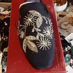 Naughty Monkey Beaded Flats Floral Monkey New In Box From Our Boutique Glitz 180 Danielson Pike, Scituate Ri 02857 Monkey Shoes, Beaded Flats, Flat Shoes Women, Loafer Flats, Loafers, Women Shoes, Boutique, Floral, Women Shopping