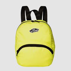 Bottom Width: 7 In Depth: 4 12 In Height: 10 In Strap Length: 38 In Strap Drop: 18 In Handle Length: 7 In Handle Drop: 2 12 In 100% Polyester Lemon Tonic, Disney Princess Backpack, Vans Backpack, Vans Bags, Cute Vans, Vans Yellow, Yellow Backpack, Pink Vans, Fanny Bag