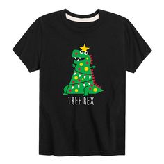 Add cool style to his wardrobe with this Boys 8-20 Tree Rex Christmas Tee. Add cool style to his wardrobe with this Boys 8-20 Tree Rex Christmas Tee. Crewneck Short sleevesFABRIC & CARE Solid colors: cotton - Heather colors: cotton/polyester Machine wash Imported Size: Medium. Color: Black. Gender: male. Age Group: kids. Pattern: Graphic. Material: Polyester|Cotton Blend|Cotton. Tree Rex, Christmas Pjs, Seasons Art, Kids Pattern, Boys Christmas, Christmas Tees, Pattern Graphic, Christmas Pajamas, Christmas Baby