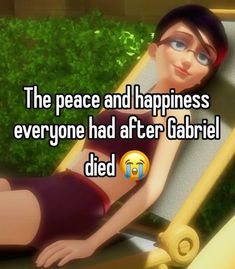 the peace and happiness everyone had after barbie died