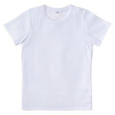 a white t - shirt on a white background