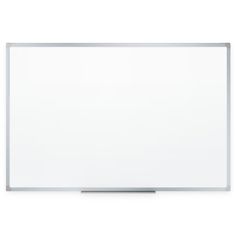 a white board on a white background