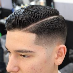 Haircut. Brylcreem Hairstyles, Haircuts 2014, Grease Hairstyles, Cool Hairstyles For Men, Corte De Cabelo Masculino, Slick Hairstyles, Mullet Hairstyle