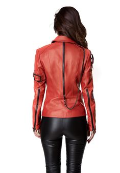 Biker Jacket Women, Plus Size Leather Jacket, Leather Jacket For Women, Designer Leather Jackets, Womens Biker Jacket, Real Leather Jacket, Biker Leather, Jacket For Women, Lady Biker