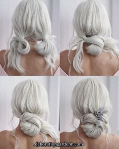 Sanggul Modern, Wedding Hairstyles Tutorial, Formal Hair, Hairstyle Tutorials, Natural Eyeshadow, Simple Wedding Hairstyles, Fishtail Braid, Hair Dos