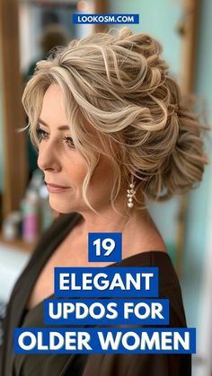 Embrace the allure of ageless beauty with our curated collection of 19 elegant updos. From classy chignons to graceful twists, find the perfect style for every event. Ready to redefine elegance? Click the pin and follow us for endless inspiration! #AgelessBeauty #ElegantHair #ClassicUpdos #GracefulStyle #ChicAtAnyAge Formal Hair Styling, How To Do Hair Updos For Medium Hair, Mother Of The Bride Hair With Extensions, Wedding Hair Updo Medium Length, Wedding Updo With Pins, Hairstyles For Grandmother Of The Bride, Up Do Hairstyles Medium Length Hair, Mom Of Groom Hair, Elegant Updo For Wedding