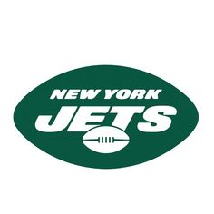 the new york jets logo on a white background