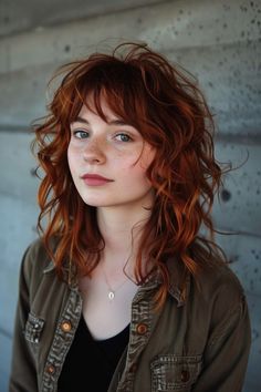 Curly Hair Shag, Shoulder Length Curly Hairstyles, Shaggy Curly Hair, Toru Hagakure, Curly Hairstyles Ideas, Hair With Curls, Curly Shag Haircut, Shoulder Length Curls