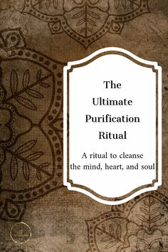 Ultima Purgatio Ritus – Experience The Power Of The Ultimate Purification Ritual. - The Tea Witch Blog Purification Ritual Witchcraft, Tea Witchcraft, Celebrating Imbolc, Witches Cupboard, Purification Ritual, Tea Witch, Beginner Witchcraft, Spiritual Tips