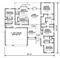 the first floor plan for this house