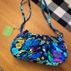 This Bag Is Adorable And Fun And Brand New With Tags. It’s Never Been Used And Comes From Smoke Free And Pet Free Home. Quick Delivery Available. Versatile Blue Shoulder Bag For Summer, Versatile Blue Bags For Spring, Blue Bag With Adjustable Strap For Day Out, Vera Bradley Purses, Vera Bradley Bags, Quick Delivery, Vera Bradley, Mini Bag, Blue Green