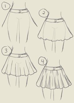 the instructions for how to make a pleated skirt with an attached belt and buttons