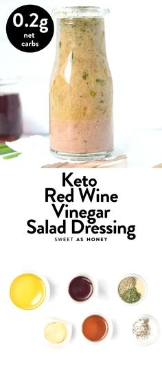 keto red wine vinegar salad dressing recipe