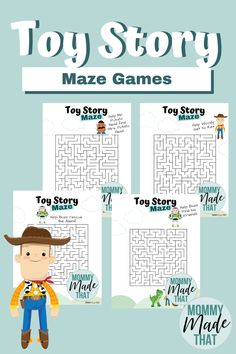 the toy story maze game is an easy way to help kids learn how to use it