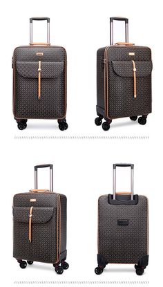 The excellent design and fine quality of this travel luggage make you want to travel more. It is made of synthetic material that makes it look stylish. This suitcase has spacious compartments that will let you stuff your essentials with complete ease. It works beautifully for both genders and comes with wheels. Specifications With Lock: Yes Origin: Mainland China Model Number: 1508 Main Material: Synthetic Leather Luggage Type: Rolling Luggage Item Width: 20cm Item Weight: 3.5kg Item Type: Lugga Large Capacity Brown Luggage For Business Trips, Brown Large Capacity Luggage For Business Trips, Brown Luggage With Luggage Sleeve For Travel, Luxury Brown Travel Accessories With Luggage Sleeve, Leather Travel Cases With Leather Trim, Brown Rectangular Luggage For Travel, Rectangular Brown Luggage For Travel, Elegant Brown Luggage For Weekend Trips, Brown Leather Luggage With Luggage Sleeve For Trip