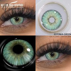 Brand Name: EYESHARE Material: HEAM Certification: CE External Testing Certification: ce Item Type: Color Contact Lenses Model Number: MCK1 Package Quantity: TWO PIECES Contact Lenses Type: Yearly Disposable Diameter (mm): 14.2-14.5mm Thickness(mm): 0.04-0.06 mm Life Span: Yearly Disposable Contacts Lenses Expiration time: 5 Years (before opened) Diopters: Non prescription lenses Color contact lens type: Circle Color Lenses Feature: helps change the color of pupils Use Occasion: For party&daily Green Eye Lens, Colored Contacts For Brown Eyes, Contacts Eyes, Brown Contacts, Sydney Brown, Brown Contact Lenses, Green Contacts Lenses, Purple Contacts, Maquillage On Fleek