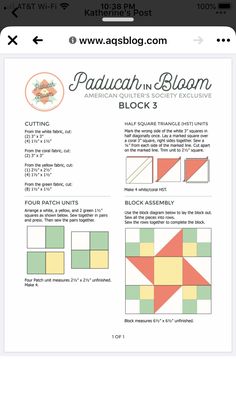 the app shows how to use patchwork in quilting