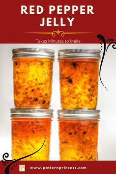 four glass jars filled with food on top of a white tablecloth - stock photo - images