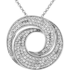 Royal 14K White Gold 0.65 Carat Round Diamond Pendant Round Diamond Pendant, Glamour Jewelry, Royal Jewelry, Elegant Necklaces, Luxury Accessories, Metal Necklaces, White Gold Diamonds, Diamond Pendant, Diamond Shapes