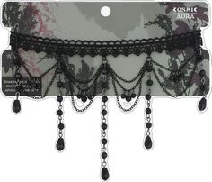 Alternative Black Choker For Parties, Alternative Style Black Choker For Party, Grunge Black Choker For Festival, Black Emo Choker For Concerts, Gothic Black Beads Party Choker, Gothic Black Beads Choker For Parties, Alternative Black Necklaces For Festivals, Alternative Style Black Necklaces For Festivals, Emo Style Black Necklace For Festival