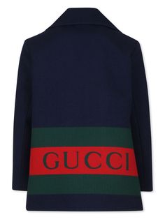 J Db Caban from GucciComposition: 79% Wool, 12% Polyamide, 8% Polyester, 1% Silk Designer Blue Gucci Outerwear, Blue Gucci Cotton Outerwear, Gucci Coats & Jackets, Dark Blue Coat, Gucci Jacquard Knit Long Sleeve Cardigan, Blue Wool Coat, Gucci Designer Long-sleeve Cardigan, Gucci Jacket, Gucci Kids