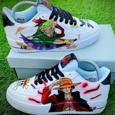 Instagram - urencii Painted Shoes, One Piece, Nike, Quick Saves, Instagram