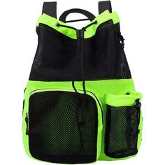 New Product Polyester Imported Polyester Lining Drawstring Closure [Lightweight And Durable] - The Gym Mesh Drawstring Bag Is Made With Heavy-Duty, Lightweight Ventilated Mesh Material And Polyester.The Fabric Is Soft And Foldable For Easy Storage When Not In Use. [Wide & Adjustable Strap] The Shoulder Starp Is Adjustable, You Can Adjust Them To The Lenth That Suits Yourselves. Backpack Design Can Free Up Your Hands, And Help To Reduce Your Shoulder Burden As Well. [Large Space] - Size: 13 X 6.7 Swim Bag, Japanese Life, Mesh Backpack, Yoga Beach, Backpack Design, Hydration Backpack, Commuter Backpack, Sling Pack, Swimming Bag