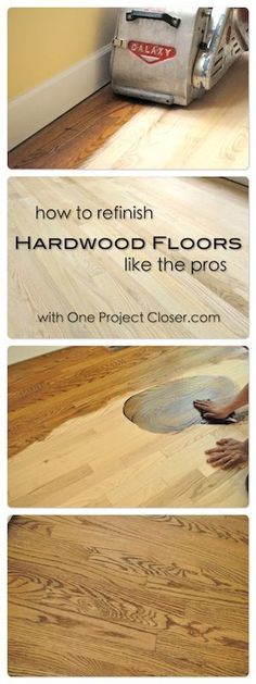 how to refinish hardwood floors like the pros