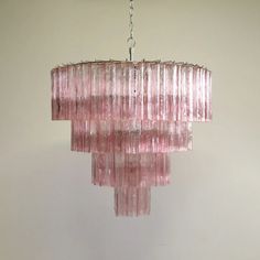 Tronchi Chandelier 33 Interior Design Per La Casa, Tiered Chandelier, Murano Chandelier, Murano Glass Chandelier, Dream Apartment, Dream House Interior, Vintage Chandelier, Dream House Decor, Pink Glass