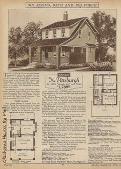 an old house is featured in the catalog